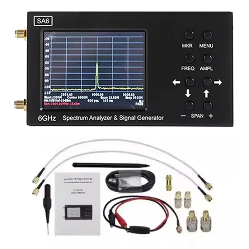 Анализатор спектра SA6/SA8 Spectrum Analyzer Handheld Wireless Signal Test and A