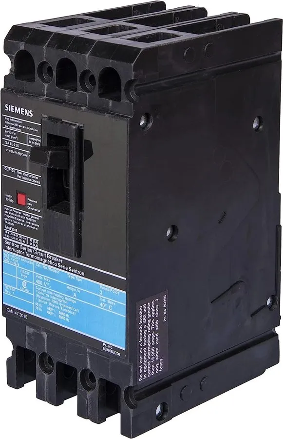 Автоматический выключатель Siemens HED43B090 90 Amp 3 Pole 480V HED4 Circuit Bre — фото лота 1