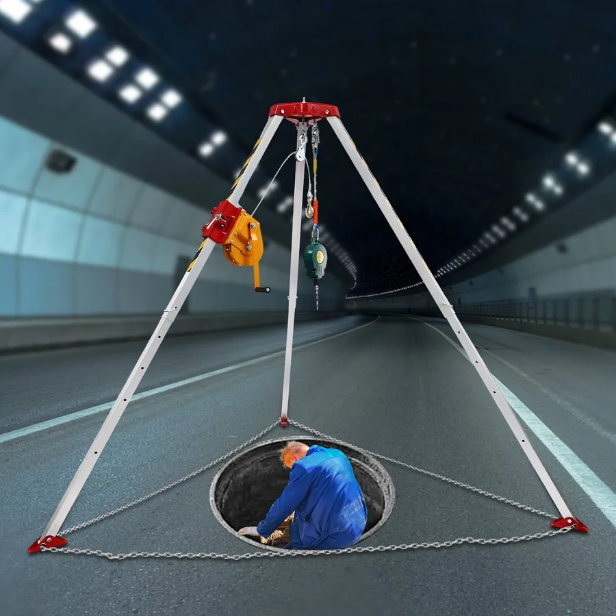 Оборудование видеонаблюдения Confined Space Tripod Kit 1800lb Winch w/5.2ft-8ft 
