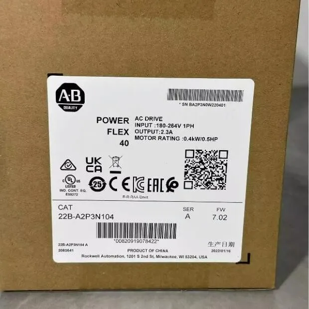 Частотный преобразователь ALLEN-BRADLEY 22B-A2P3N104 Series A PowerFlex 40 AC Dr
