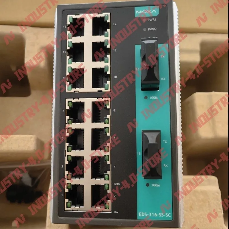IIoT-устройство MOXA EDS-316-SS-SC Industrial Ethernet Switch