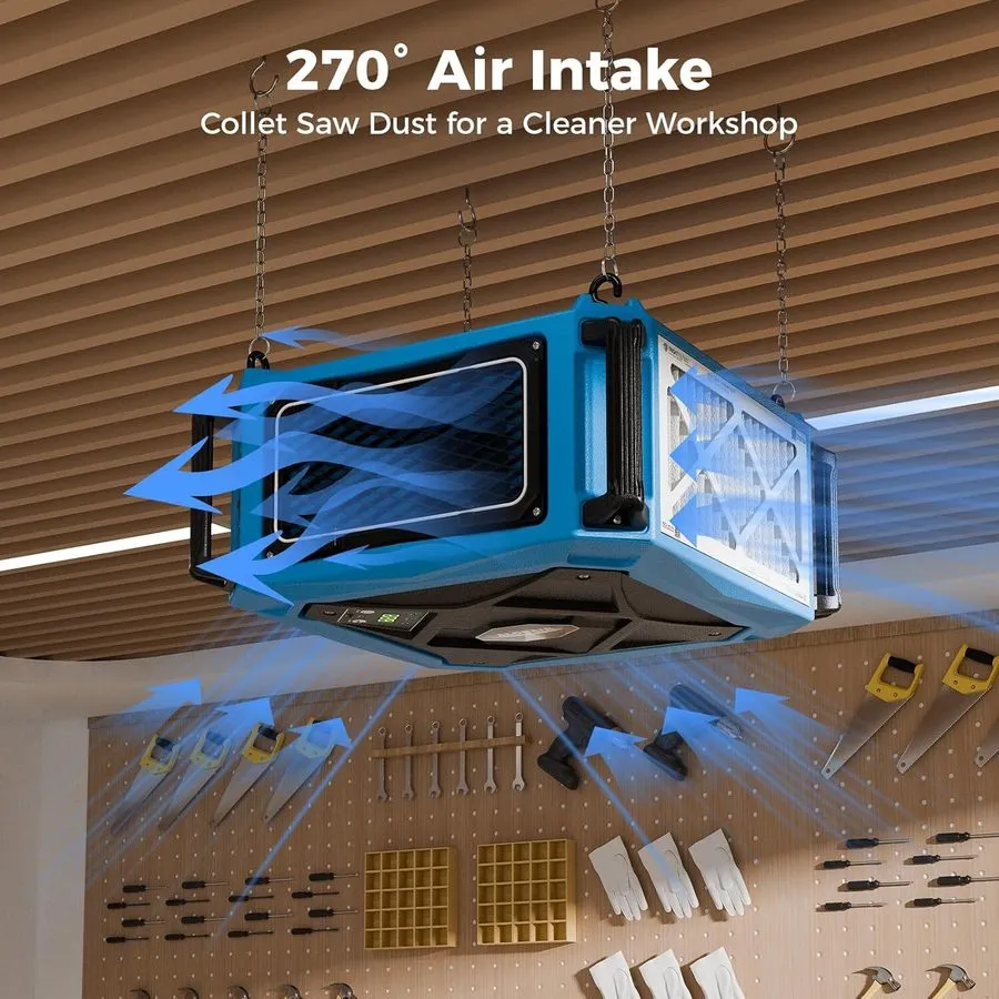 Оборудование ЧПУ ALORAIR Purecare 1080 1080CFM Air Filtr Systems Woodworking Sho — фото лота 2
