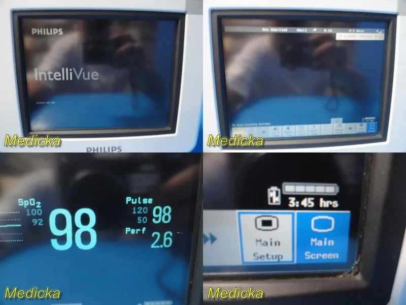 Монитор пациента 2011 Philips MP5T M8105AT Multiparameter Patient Monitor W/ Lea — фото лота 1