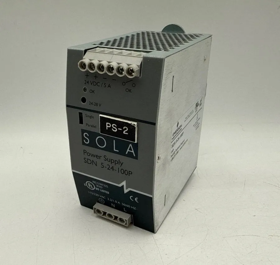 Блок питания Emerson SolaHD SDN 5-24-100P Power Supply 24VDC 5A 120W DIN Rail Mo
