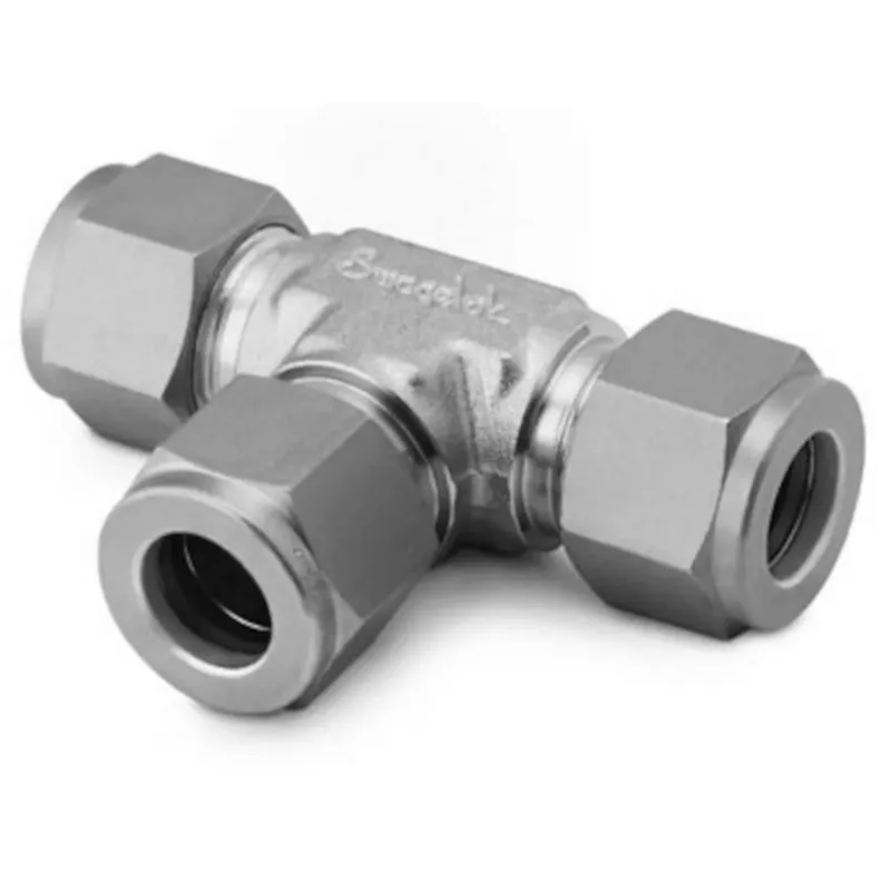 Фитинг Swagelok Stainless Steel Union Tee Fitting, 1/2" OD Tube, SS-810-3 — фото лота 1