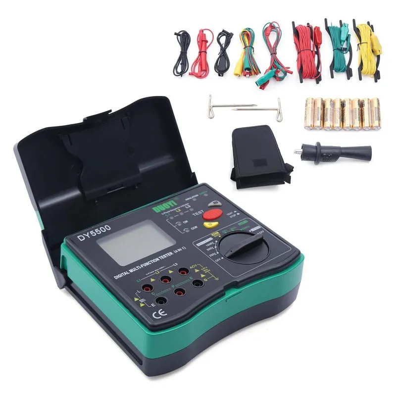 Тестер Digital Resistance Meter Ground Earth Insulation Tester 0.01 to 2000 ohm  — фото лота 1