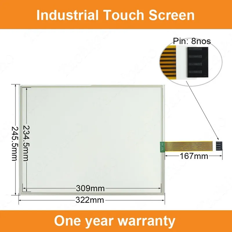 Панель оператора Touch Panel для 2711P-B15C15B1 2711P-B15C15B2 PanelView Plus CE