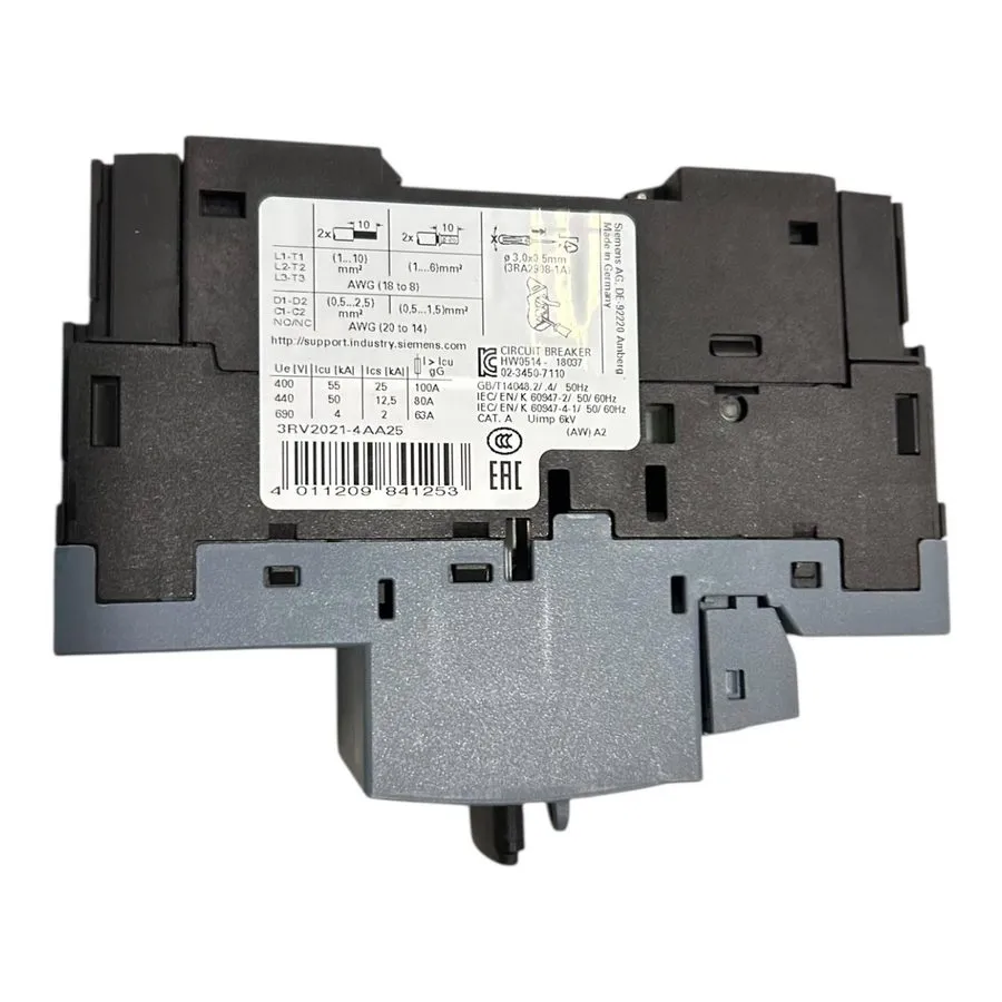 Автоматический выключатель Siemens Circuit Breaker Size S0 для Motor Protection 