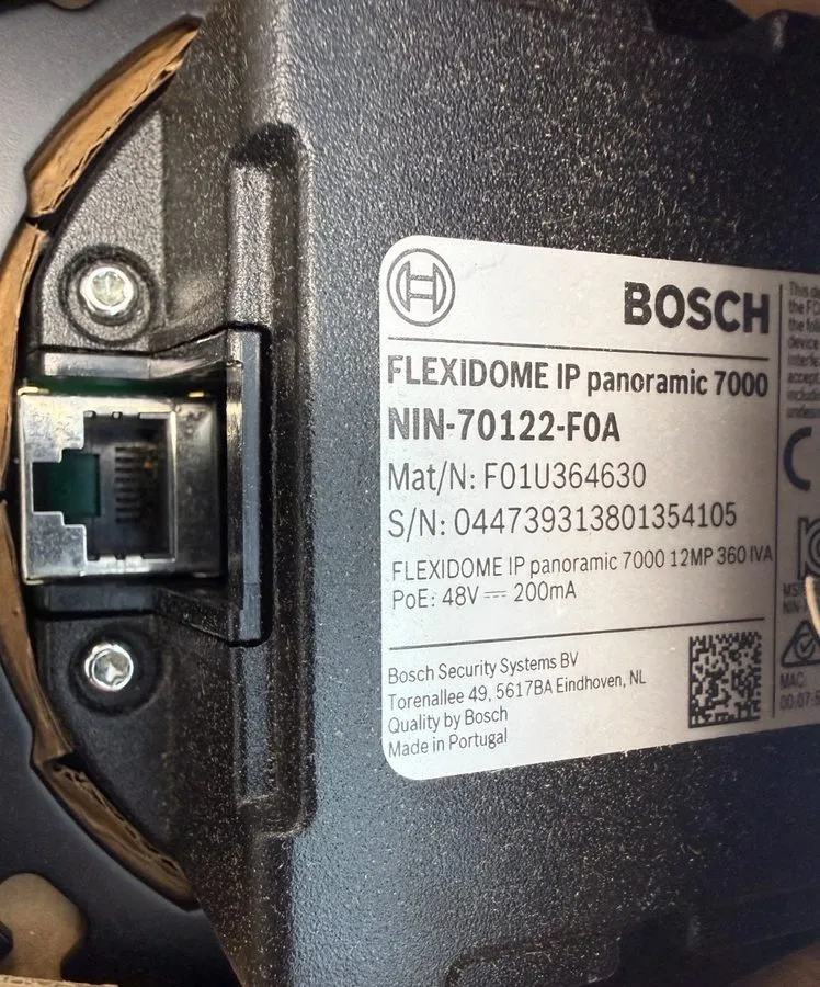 Камера Bosch NIN-70122-FOA Flexidome IP Panoramic 7000 12MP Camera 360º IVA — фото лота 4