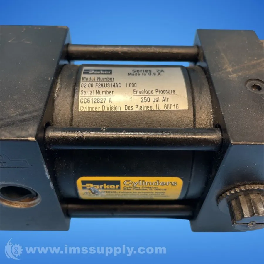 Пневмоцилиндр Parker Series 2A 02.00 F2AUS14AC 3.00 250 Psi Air Pneumatic Cylind
