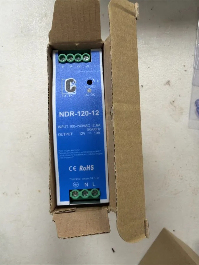 Блок питания NDR12012 DC 12V DIN Rail Power Supply Slim 120W 10A Switching Adapt