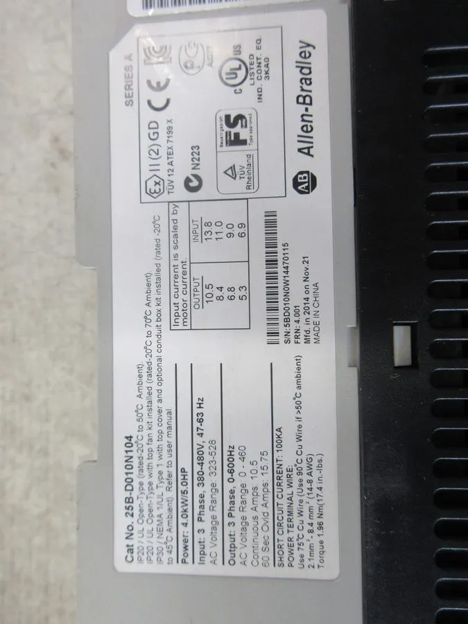 Частотный преобразователь A 5HP 3Ph