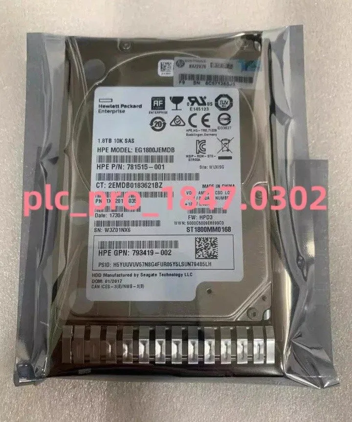 Жёсткий диск 791034-B21,791055-001 HP 1.8TB 10K 12G SC 2.5INCH SAS HDD
