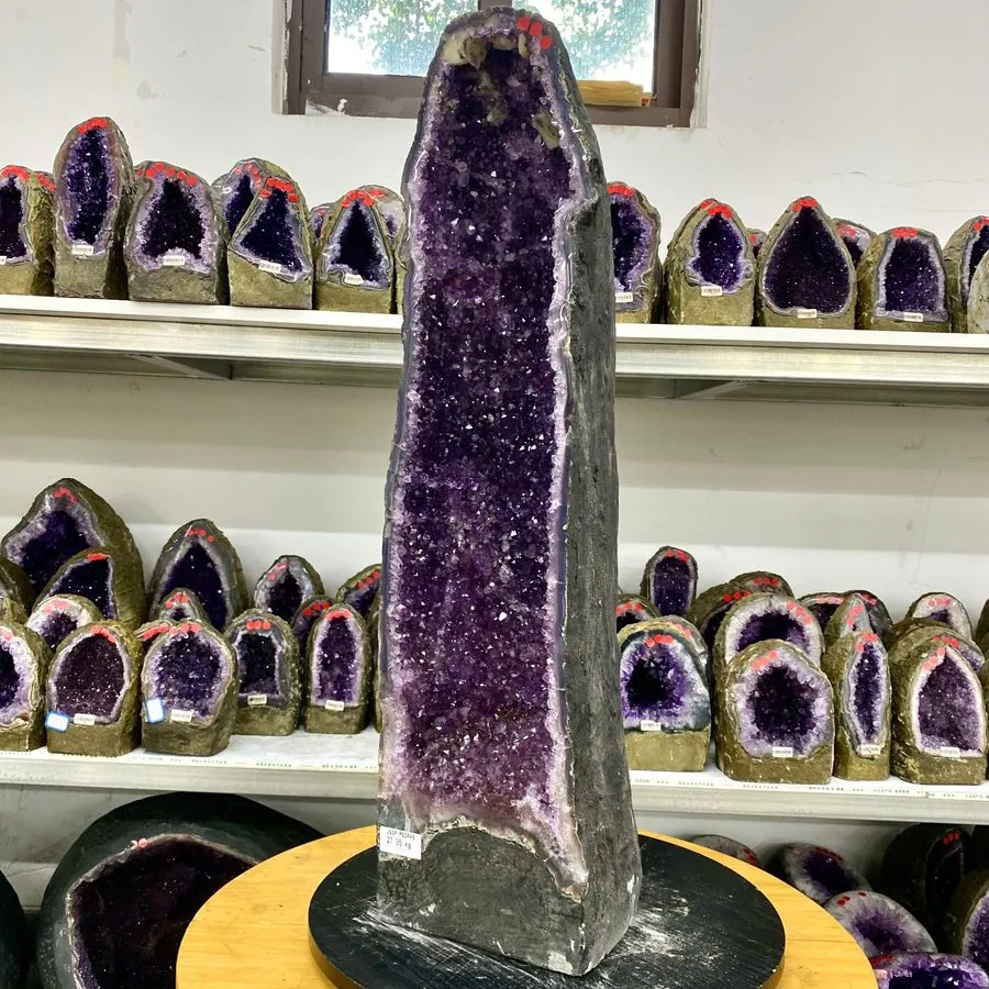 Лабораторный прибор 60.06LB Natural Amethyst Geode Quartz Crystal Cluster Cathed