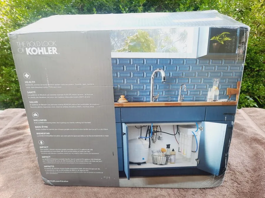 Насос KOHLER K-22155-NA AQUIFER REVERSE OSMOSIS (RO) WATER FILTRATION SYSTEM