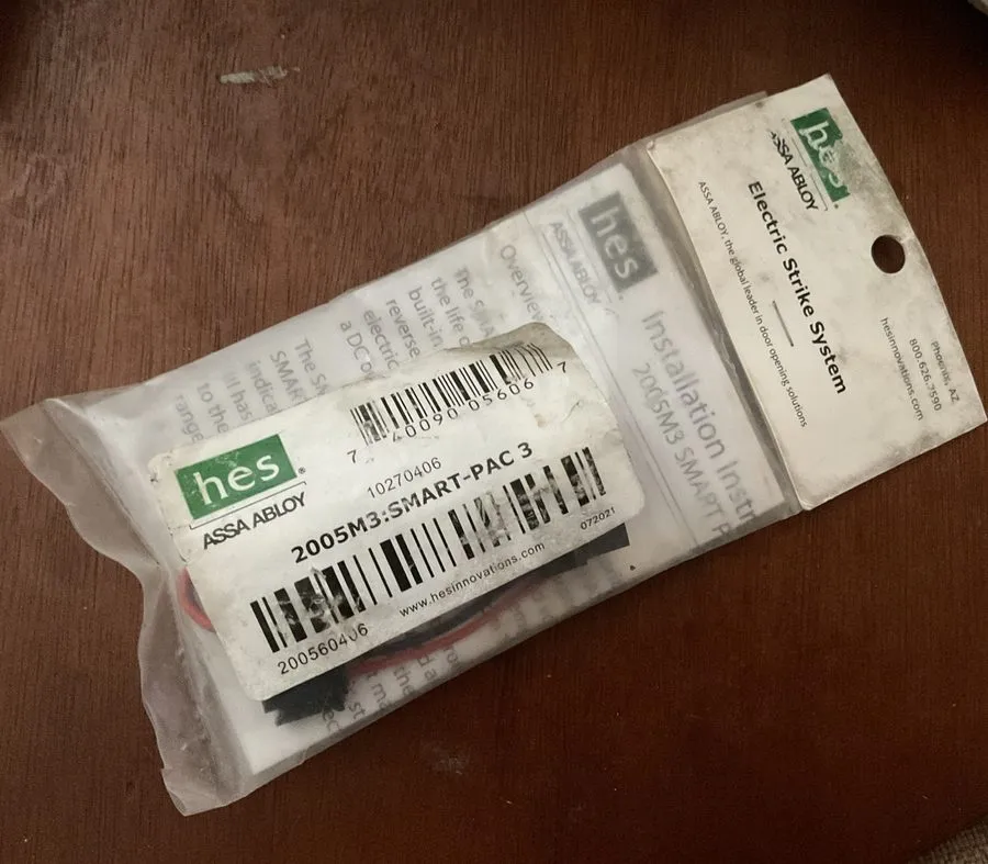 Оборудование видеонаблюдения HES ASSA ABLOY 2005M3: Smart Pac 3 Electric Strike 
