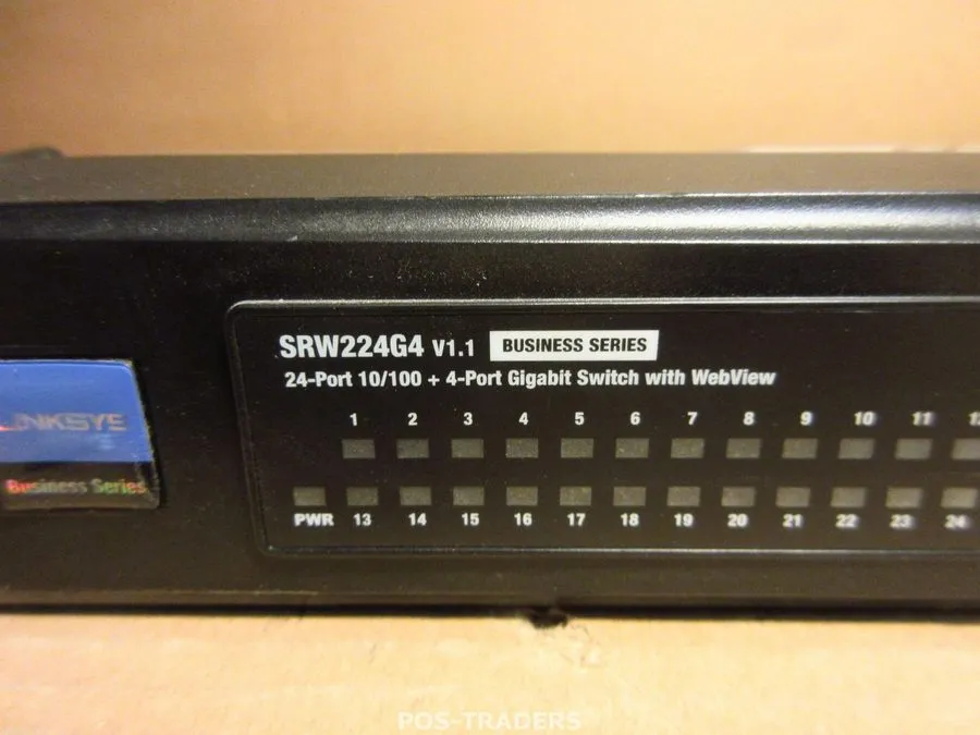 Коммутатор Cisco Linksys SRW224G4 24-Port 10/100 + 4-Port PoE SFP Managed Gigabi