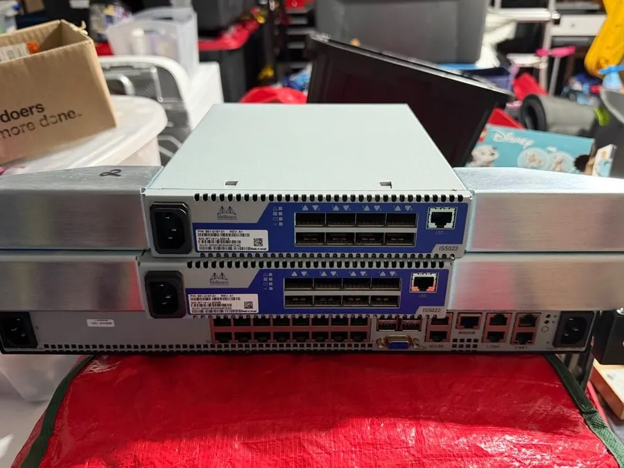 Коммутатор Mellanox IS5022 InfiniBand Switch 8-Port 40Gb/s QSFP QDR 1U Rackmount