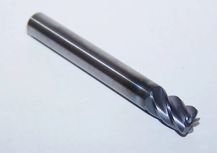 Режущий инструмент 1/4" (.250") CARBIDE END MILL 5 FLUTE .030 RADIUS MAFORD TUFF — фото лота 1