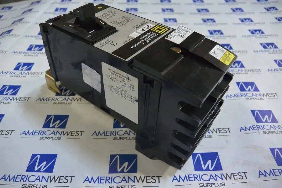 Автоматический выключатель Square D FA24020BC 2pole 480v 20 Amp Circuit Breaker