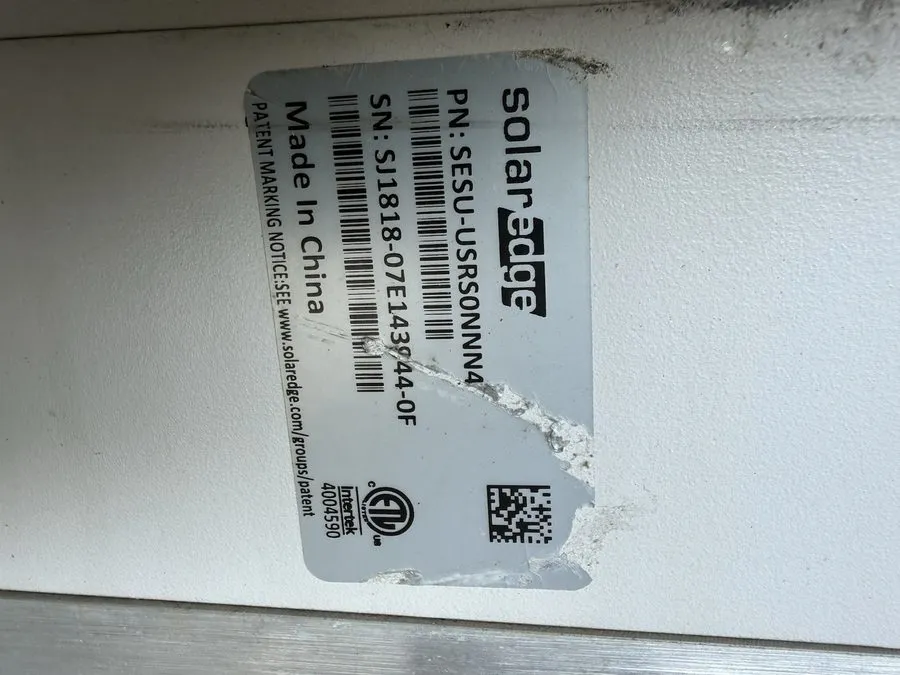 Инвертор SOLAREDGE SE33.3KUS 3-PHASE INVERTER 277/408VAC USR48BNU4 — фото лота 2