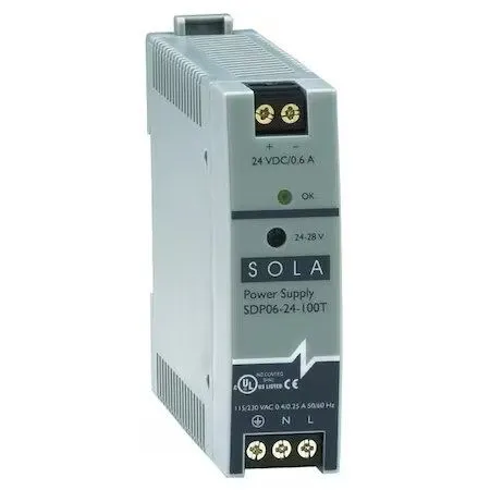Блок питания Solahd DC Power Supply, 85/264V AC, 24/28V DC, 15 W, 0.6 A, DIN Rai