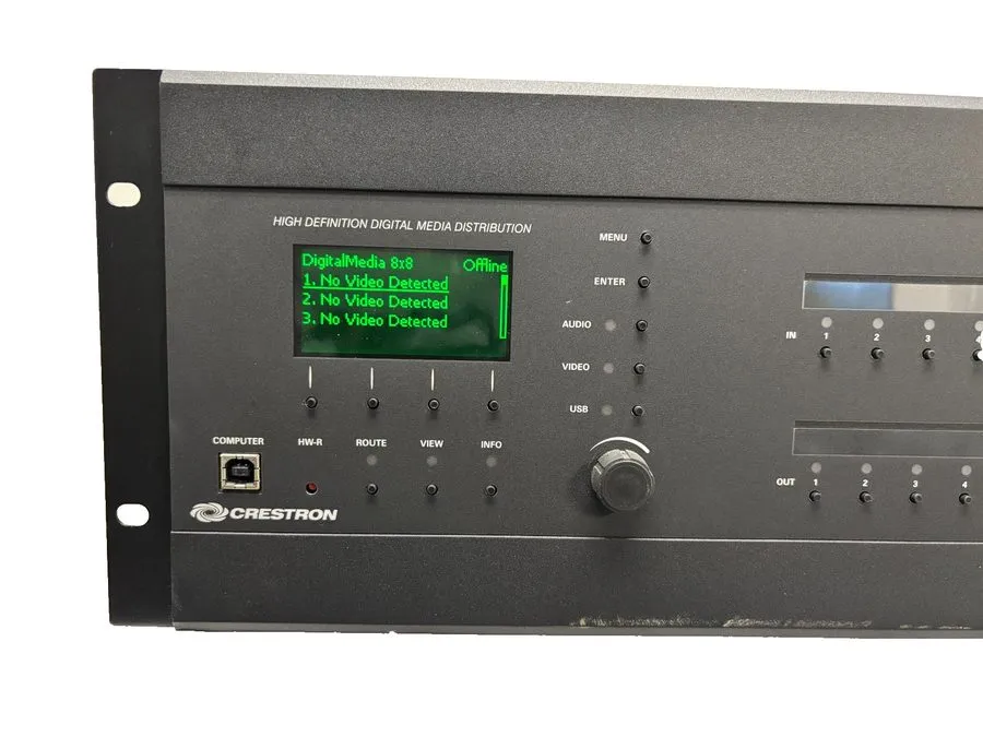 Видеокоммутатор Crestron DM-MD8X8 Digital Media Switcher w/ 10 Cards DM/HDMI/DSP