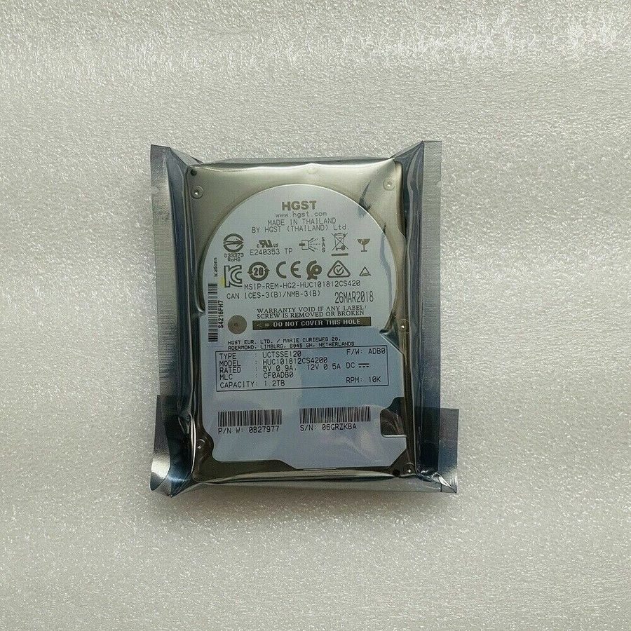 Сервер H.G.S.T 1.2TB HUC101812CS4200 10K 12Gb/s SAS 2.5'' Server Hard Drive