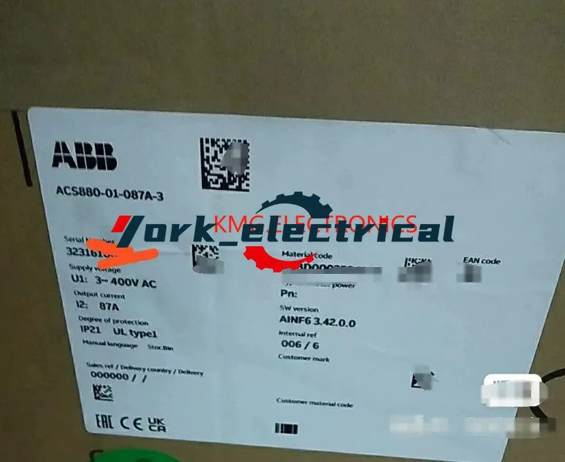 Частотный преобразователь ABB ACS880-01-087A-3