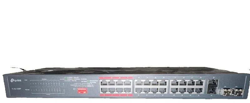 Коммутатор TP-Link TL-SL1226P 24-Port PoE+ Unmanaged Switch 2 Gigabit Uplink 2 S — фото лота 1