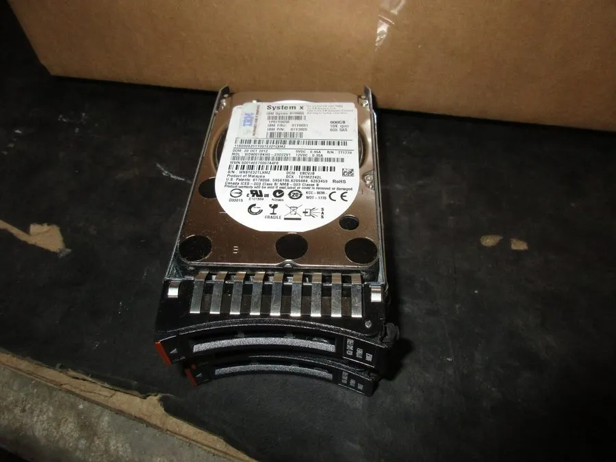 Жёсткий диск IBM 81Y9651 900GB 81Y3805 10K 81Y9650 6Gbps SAS 2.5" SFF HS HDD Har