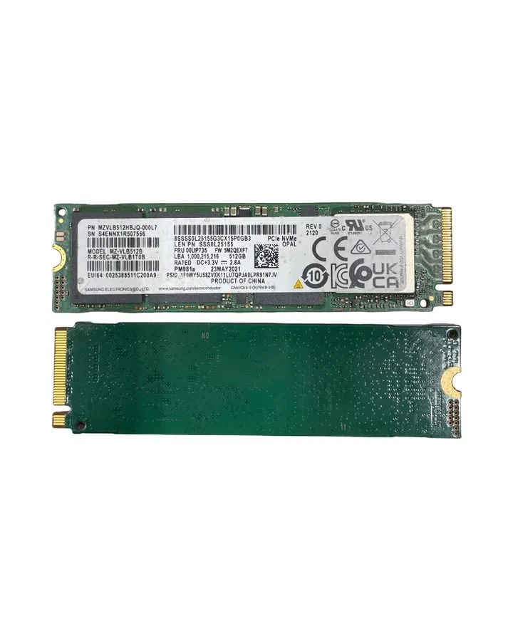 SSD-накопитель HP 512GB NVMe 2280 M.2 PCIe Gen3 x4 SSD Samsung PM981a MZ-VLB512B