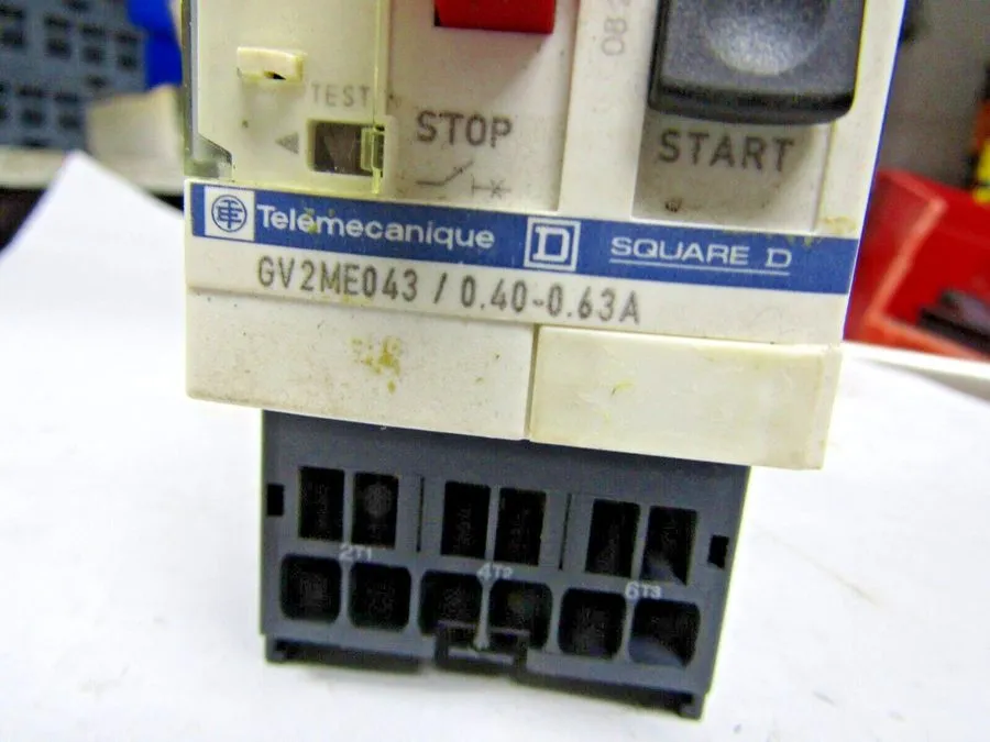 Автоматический выключатель TELEMECANIQUE GV2ME043 /0.4-0.63A CIRCUIT BREAKER DIS