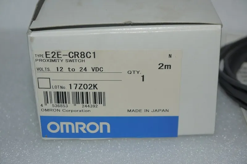 Датчик приближения Omron Proximity Sensor E2E-CR8C1 12-24vdc NPN N.O
