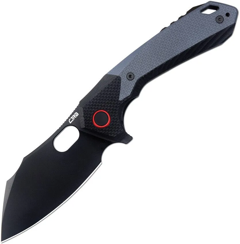 СХД CJRB Caldera Pocket Knife Linerlock Black & Blue G10 Folding AR-RPM9