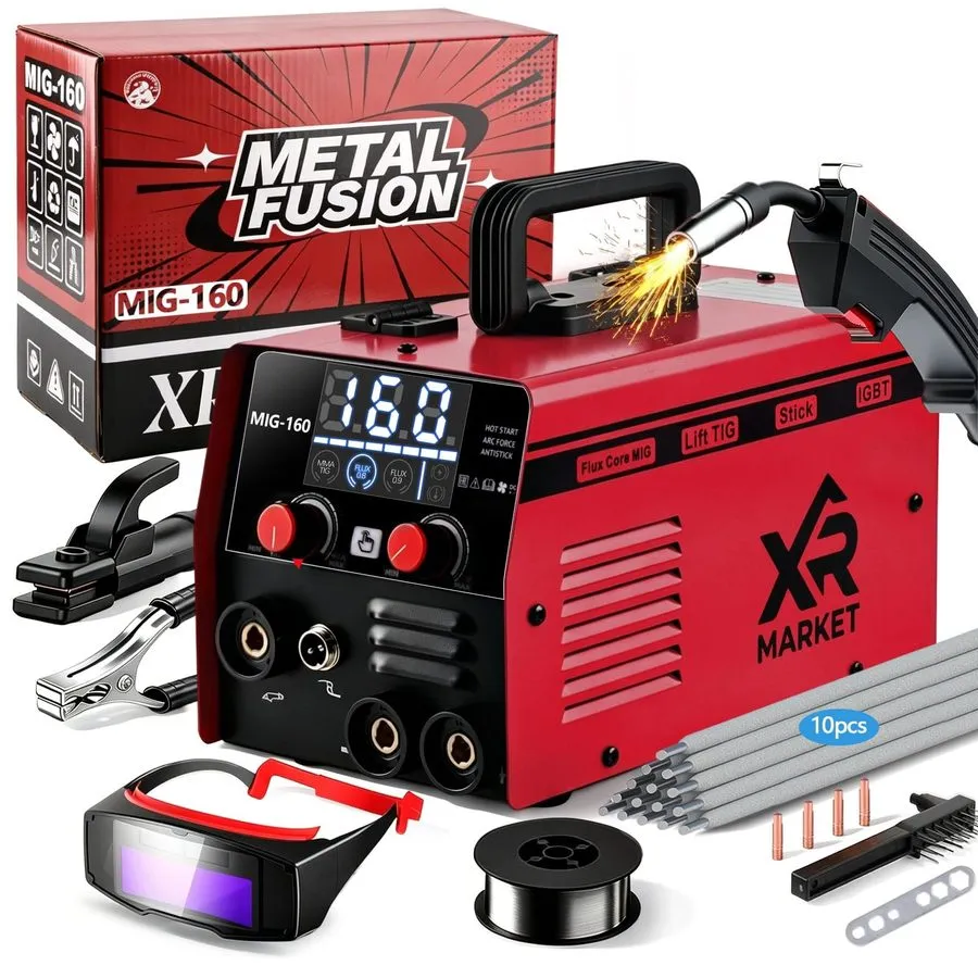 Сварочный аппарат 160Amp 3 in 1 Welder MIG TIG Stick Machine