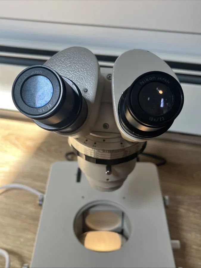 Микроскоп Nikon Stereo Microscope SMZ-10 and Transmitted Light Stand — фото лота 3