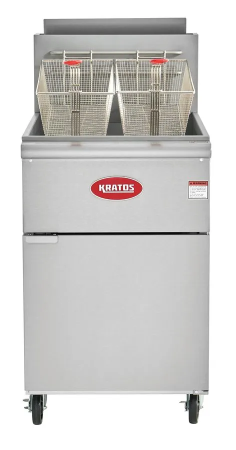 Оборудование для общепита Kratos Commercial Deep Fryer, Floor Fryer with Casters