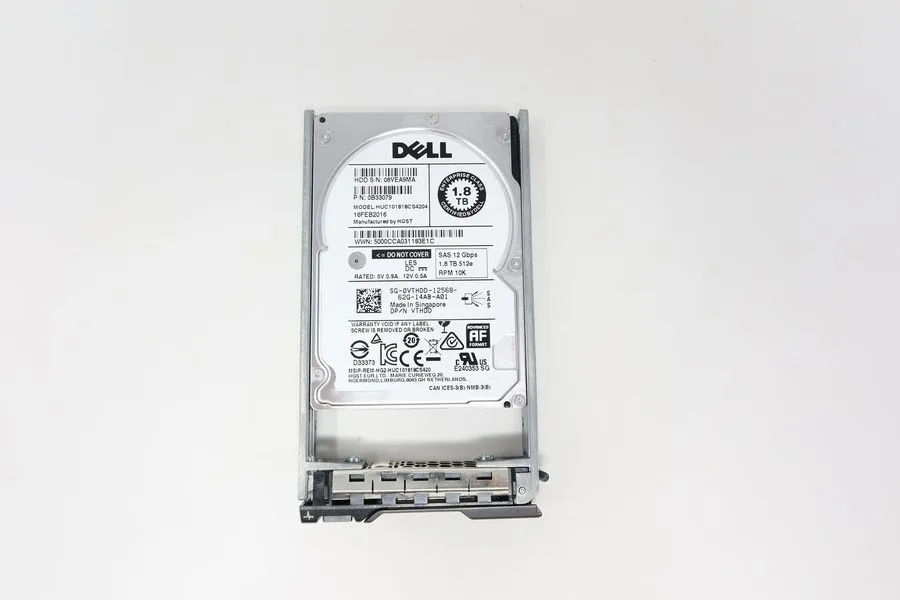 Жёсткий диск NewVTHDD DELL 1.8TB SAS 2.5" 12Gbps 10K RPM HDD HUC101818CS4204 0VT