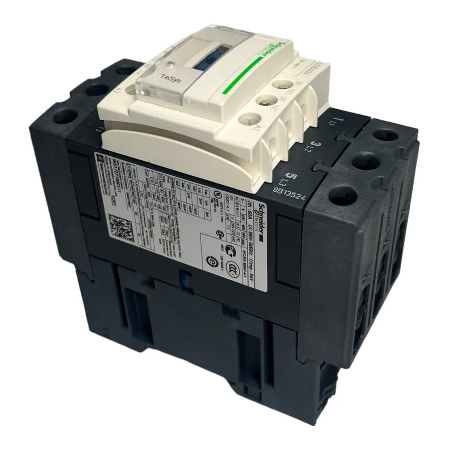 Контактор Schneider Electric TeSys D LC1D40A Contactor 40A 3P 110V AC Coil