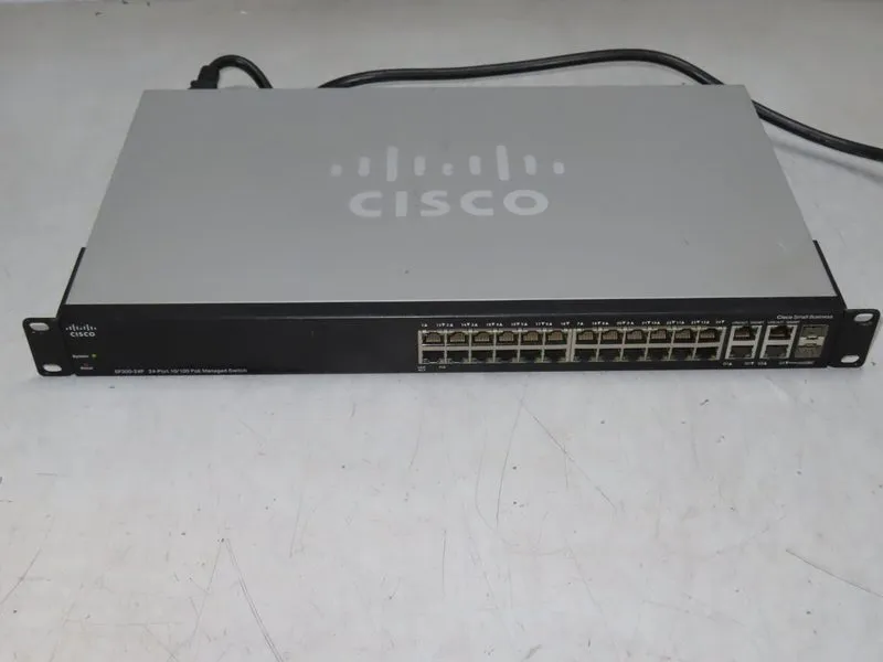 Коммутатор Cisco SF300-24P 24-Port 10/100 PoE Managed Ethernet Switch
