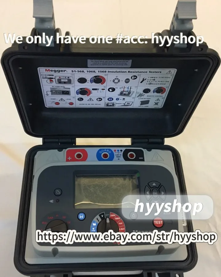 Тестер Megger S1-568 Insulation resistance tester Megger