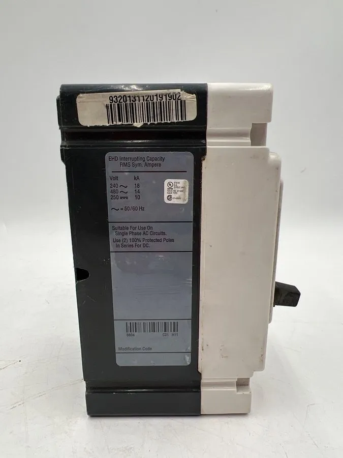 Автоматический выключатель Eaton Cutler Hammer EHD 2 pole 30 amp 480v EHD2030 Ci