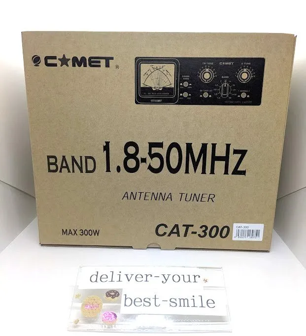 Измерительный инструмент COMET CAT-300 1.8-50MHz 300W Antenna Tuner + Cables + B