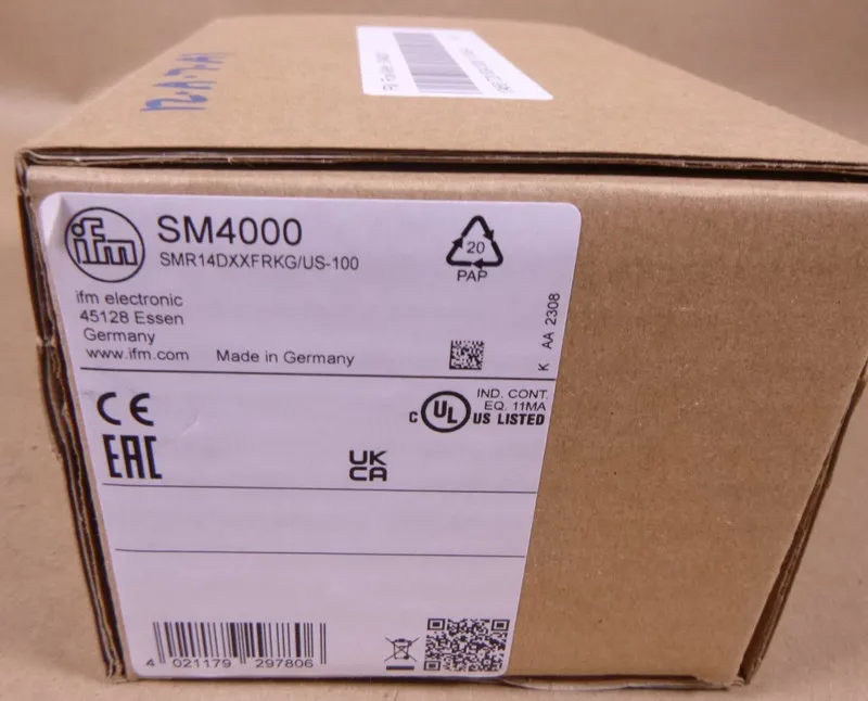 Расходомер IFM SM4000 Magnetic-Inductive Flow Meter Sensor 5 3000 ml/min