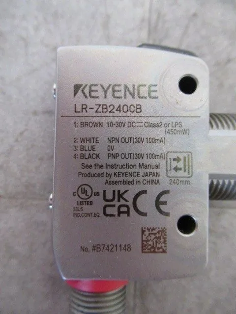 Датчик Keyence LR-ZB240CB Laser Sensor Free / F