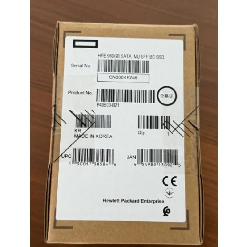 Жёсткий диск P40503-B21 P41528-001 HPE 960GB SATA 6G 2.5" Gen10 Plus V2 Solid St