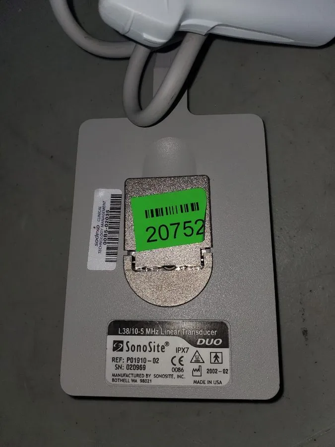 УЗИ-датчик Sonosite L38/10-5 MHz P01910-03 Linear Array Ultrasound Transducer Pr