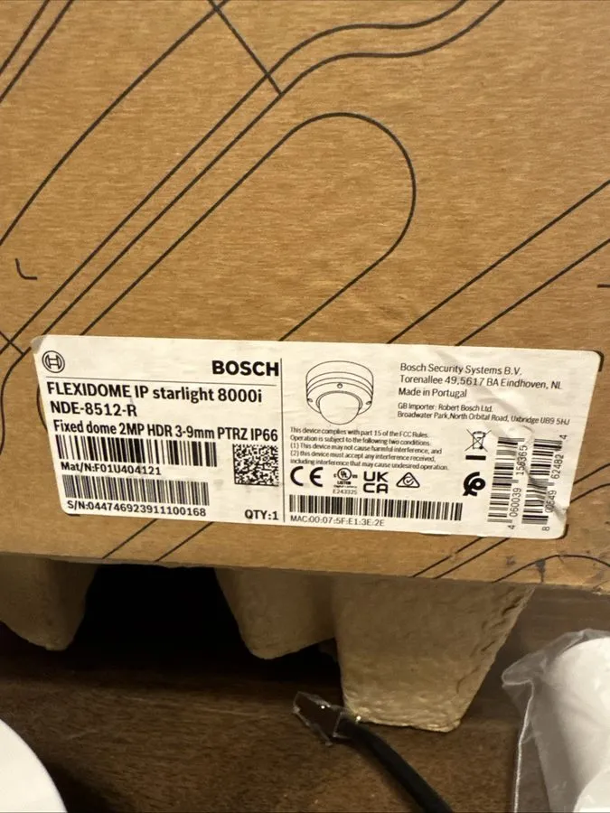 Камера Bosch FLEXIDOME IP starlight 8000i NDE-8512-R 2MP Wired IP Dome Camera
