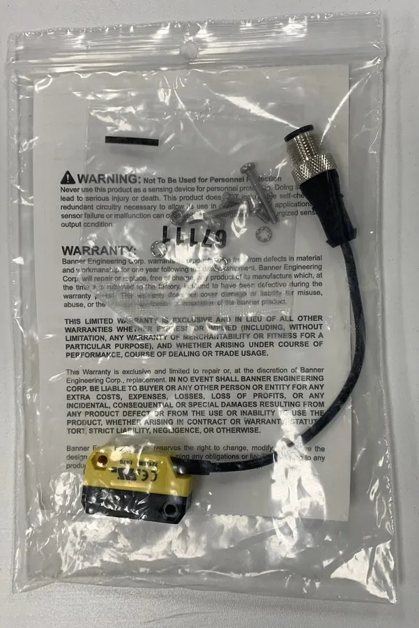 Фотоэлектрический датчик BANNER ENGINEERING QS18VP6AF100Q5 PHOTOELECTRIC SENSOR
